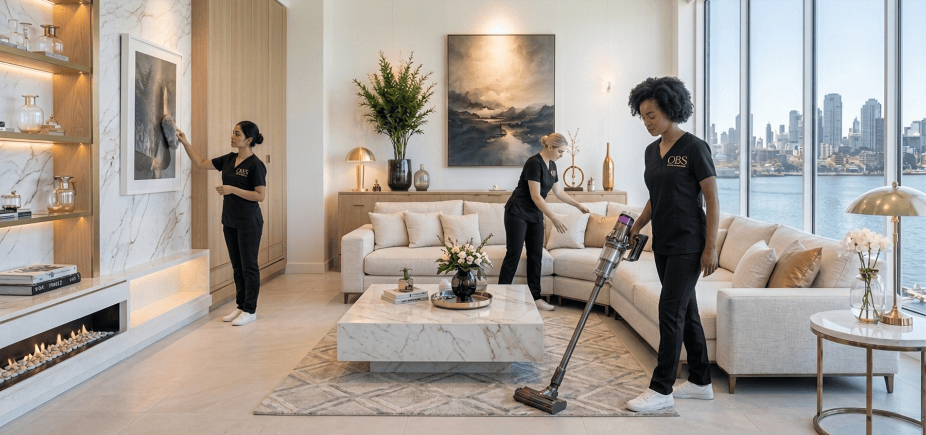 Premium residential cleaning by OBS Cleaning Solutions